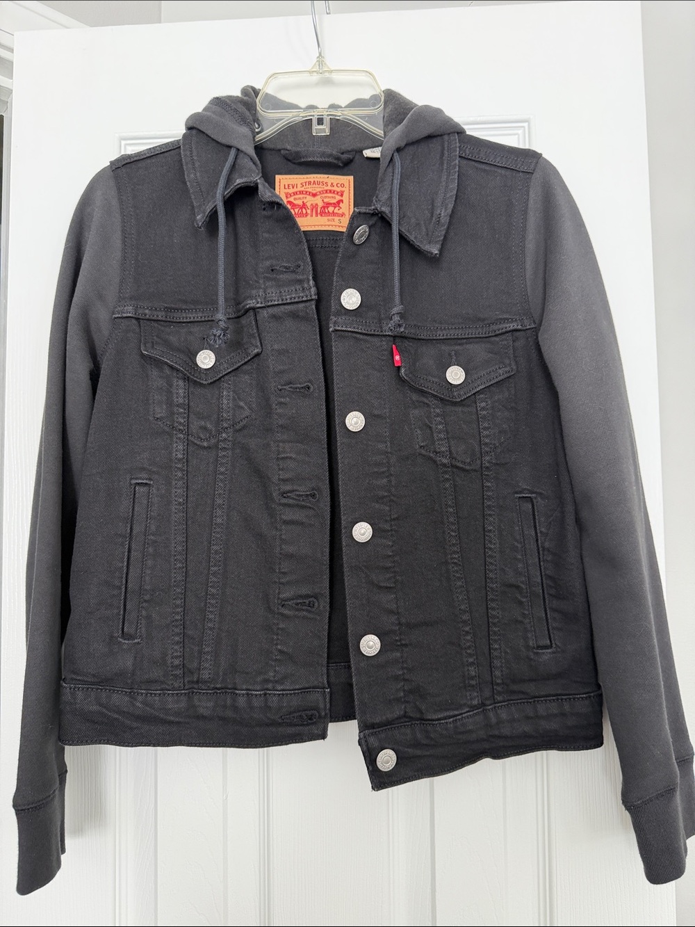 Levi's Women's Hybrid Trucker Jacket Black